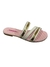 Chinelo Slide Rasteira Infantil Glitter Molekinha 2353.105 - loja online