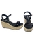 Sandália Feminina Salto Alto Anabela Verniz Moleca 5492.102 - comprar online