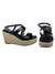 Sandália Feminina Salto Anabela Moleca 5492.101 - comprar online