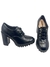 Sapato Feminino Oxford Tratorado Salto Alto Moleca 5713.101 - comprar online