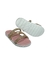 Chinelo Infantil Slide Molekinha Rasteira Strass 2352.107