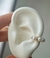 Earcuff mini perlitas