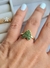 Anillo capricho verde circones