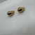 Aretes de gota dorados - comprar en línea