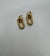 Aretes doble oval