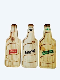 COPETINERO BOTELLA MADERA 20 X 48 CM