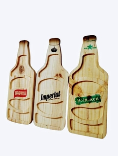 COPETINERO BOTELLA MADERA 20 X 48 CM - comprar online