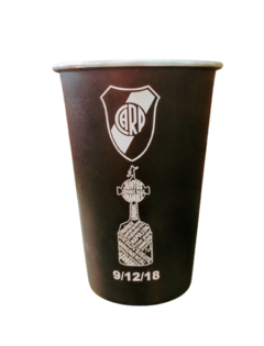 VASO ALUMINIO CON NEGRO CUADRO - comprar online