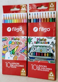 FILGO LAPIZ COLOR X 10 PASTEL