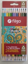 FILGO LIBRERIA FILGO PINTURITA BICOLOR X 12