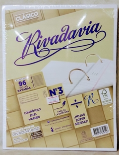 LIBRERIA RIVADAVIA REPUESTO 96 HJS S/BANDA ==