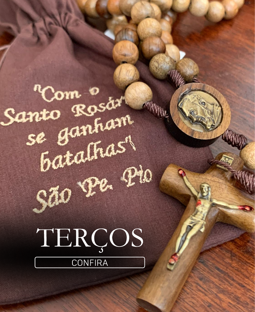 Banner de M de Maria Artigos Religiosos