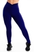 Calça Cós Azul Royal Legging Lisa Detalhe | REF: LX317