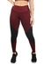 Calça com Detalhe Preto Legging Marsala | REF: LC1