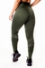 Calça Legging Fitness Academia Cintura Alta Verde Militar e Detalhe em Vivo Branco | REF: SV18 - comprar online