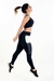 Calça Legging com Bolso de Tela + Cropped Preto com Elásticos Conjunto Fitness | REF: CCA8 na internet