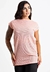 Blusa Tela Manga Curta Rosa Fitness | REF: BLMC1