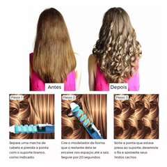 Modelador de Cachos em Espiral Cacheador de Cabelo Ondas Profissional Bivolt - NHC - 5300 na internet