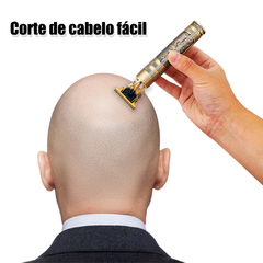 Máquina De Cortar Cabelo Para Barba Masculina Designer Elétrico Profissional FMQ9181 - Silenciosa - loja online