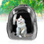 Mochila Pet Visão Panorâmica Gato Cachorro Cão Passeios Astronauta Cor:Preto