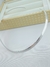 CHOKER RÍGIDO ACETINADO RÓDIO BRANCO