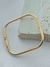 BRACELETE QUADRADO DOURADO VERNIZ ITALIANO - comprar online