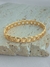 PULSEIRA BRACELETE ELOS ENTRELAÇADOS DOURADO VERNIZ ITALIANO