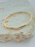 BRACELETE DOURADO LISO FINO FOLHADO A OURO