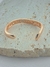 BRACELETE DOURADO LISO ABERTO