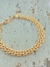 PULSEIRA FOLHADA A OURO MALHA TRABALHADA - comprar online