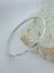 PULSEIRA BRACELETE LISO FINO RÓDIO BRANCO