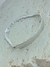 PULSEIRA SEMIBRACELETE MARTELADO COM MALHA LACRAIA RÓDIO BRANCO