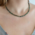 collar choker de piedra natural energética turquesa africana cuentas de 4 mm con cadena de extensión y cierre de acero quirúrgico regulable elevá tu energía y tu look