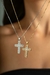 Colar crucifixo ouro