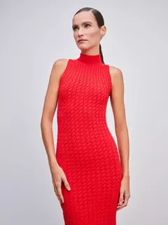 Vestido Tranças Vermelho ANSELMI - comprar online