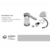 Griferia Bidet Monocromando Baño Hydros Calyx (45911) - Alalá