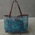 Bolsa praia flor azul - comprar online