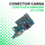 Conector Carga c/placa Samsung A71 A715F