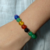 Pulseira de Pedra Quartzo Verde com 7 chakras na internet