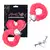 Algema em Metal Com Pelúcia Hand Cuffs SI - Rosa Pink