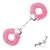 Algema em Metal Com Pelúcia Hand Cuffs SI - Rosa - comprar online