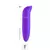 Vibrador Ponto G Aveludado Golfinho SI - Roxo - comprar online