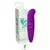 Vibrador Ponto G Aveludado Linha Color Spot - Roxo