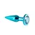 Plug de Metal Slim Com Pedras Variadas - Azul - comprar online