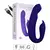 Vibrador Ponto G Com Estimulador Aphrodisia VP - Roxo