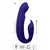 Vibrador Ponto G Com Estimulador Aphrodisia VP - Roxo - comprar online