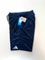 Shorts Adidas Azul com Símbolo e Detalhe Prata