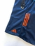 Shorts Adidas Azul com Símbolo e Detalhe Laranja - comprar online