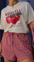 Camiseta Feminina Strawberry Off Uzzy Algodão na internet