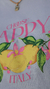 Camiseta Feminina Happy Lemon Azul Uzzy Algodão - comprar online